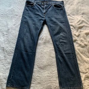 569 Loose Straight Fit Navy Blue Levi Jeans